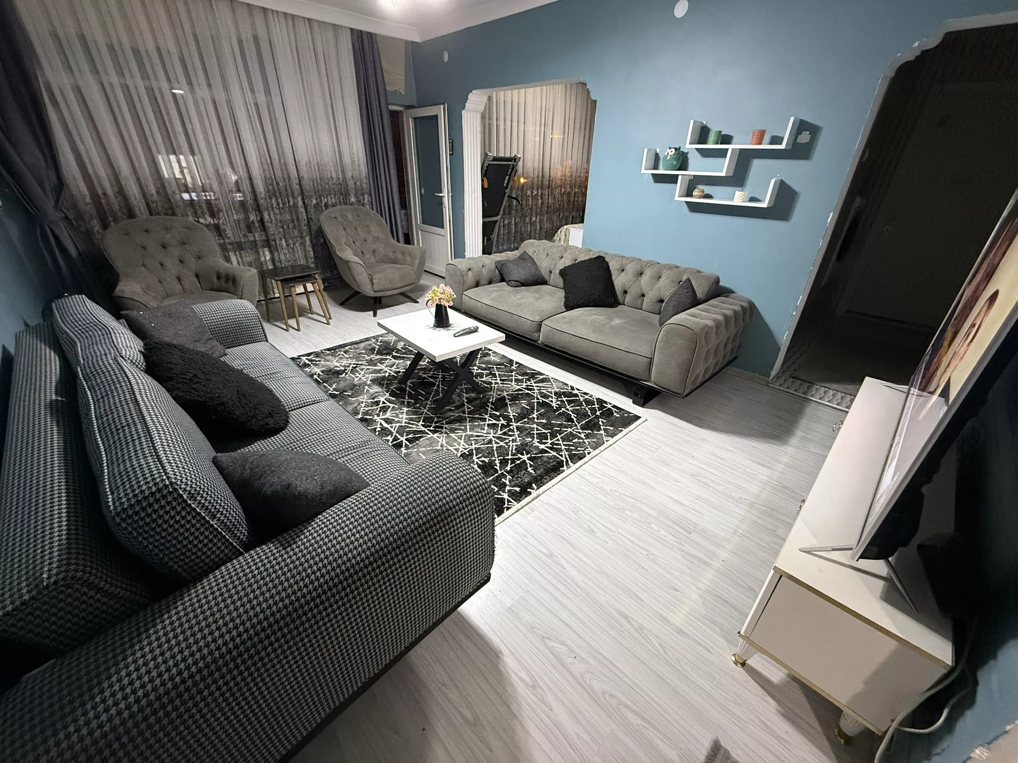 İŞÇİ BLOKLARINDA EŞYALI 3+1 GENİŞ DAİRE CADDE ÜZERİ - Görsel 28