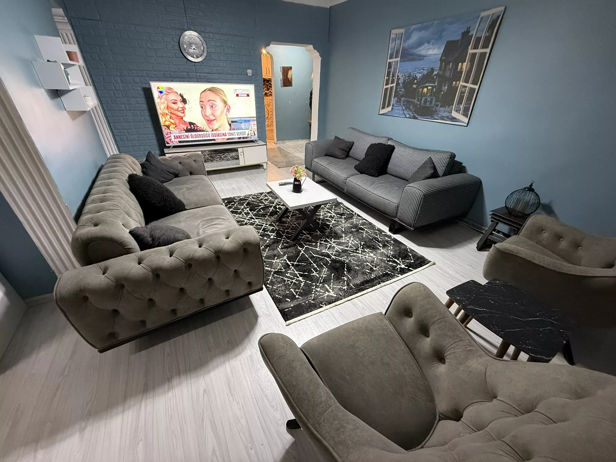 İŞÇİ BLOKLARINDA EŞYALI 3+1 GENİŞ DAİRE CADDE ÜZERİ - Görsel 32